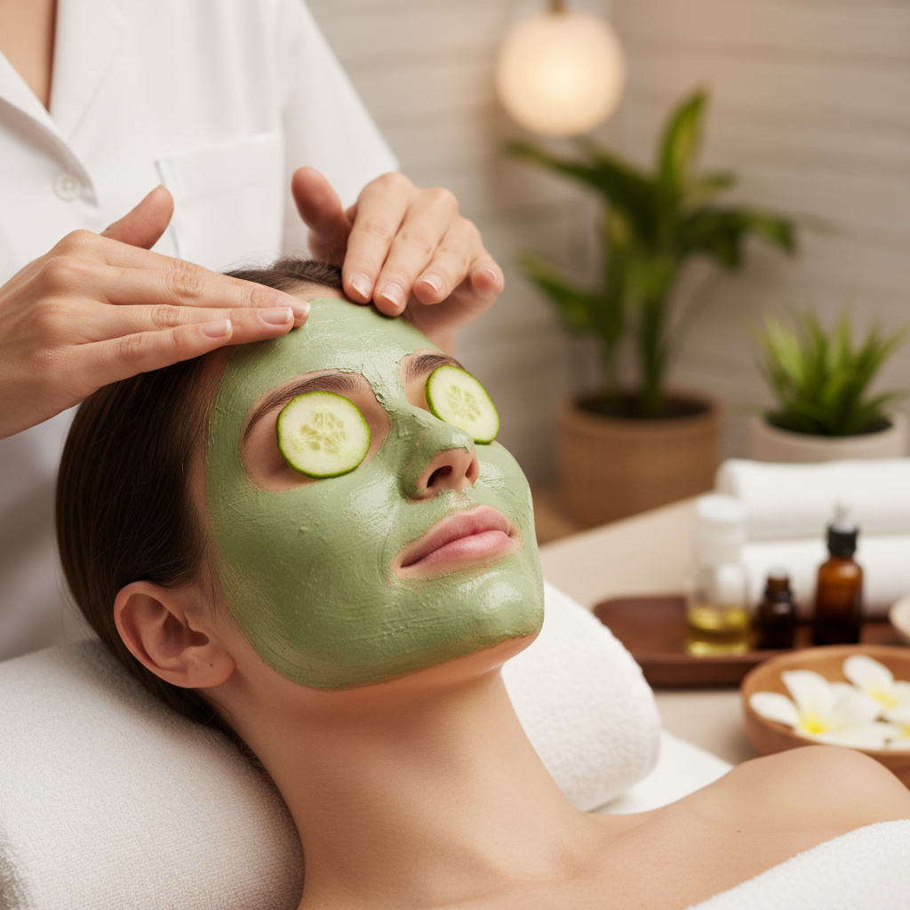 Revitalisierende Gesichtsbehandlung